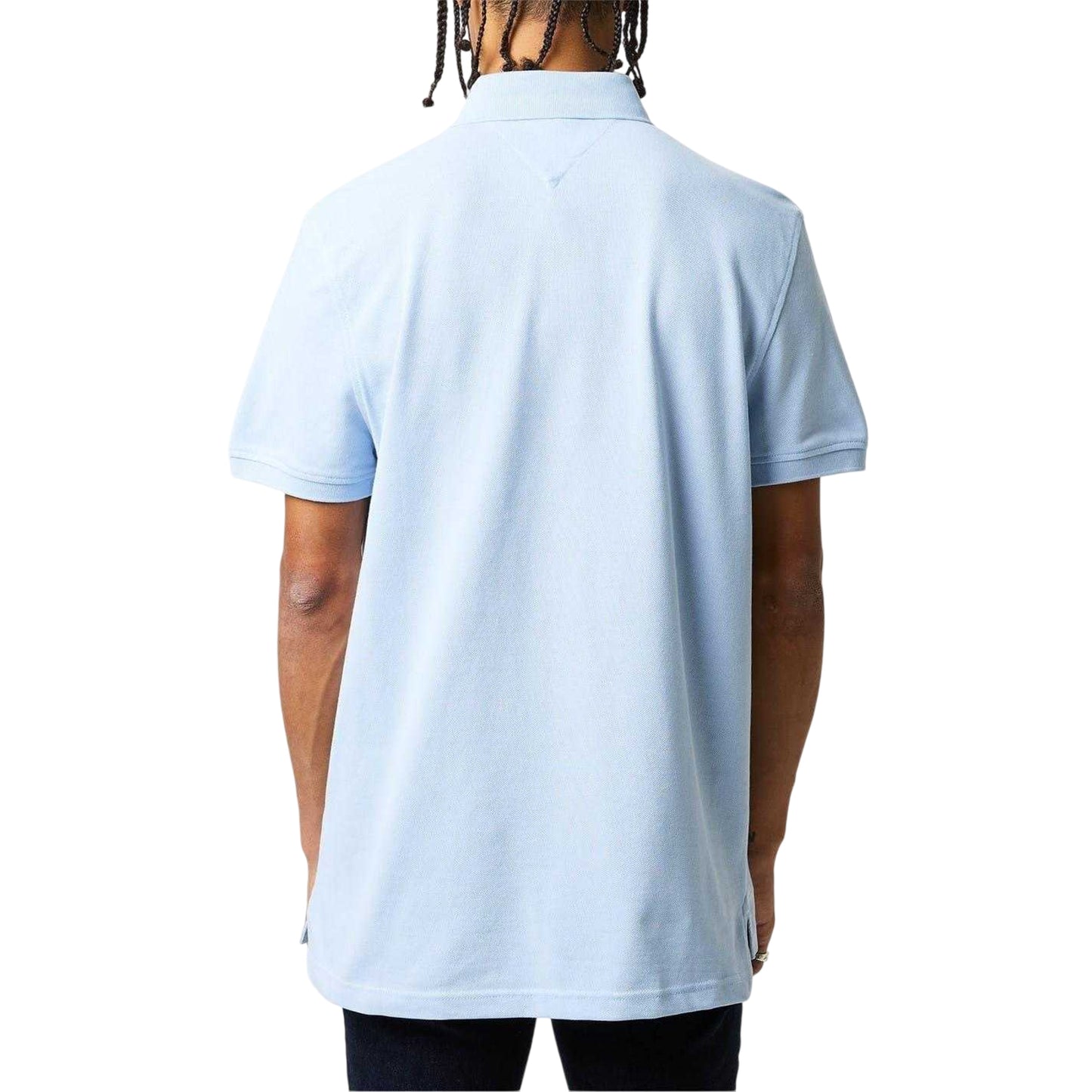 Breezy Blue - Back - Tommy Hilfiger Mens 1985 Embroidered Logo Polo Shirt
