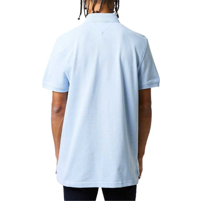 Breezy Blue - Back - Tommy Hilfiger Mens 1985 Embroidered Logo Polo Shirt