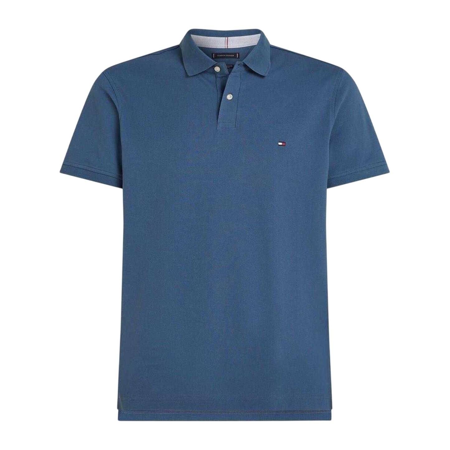 Aegean Sea - Front - Tommy Hilfiger Mens 1985 Embroidered Logo Polo Shirt