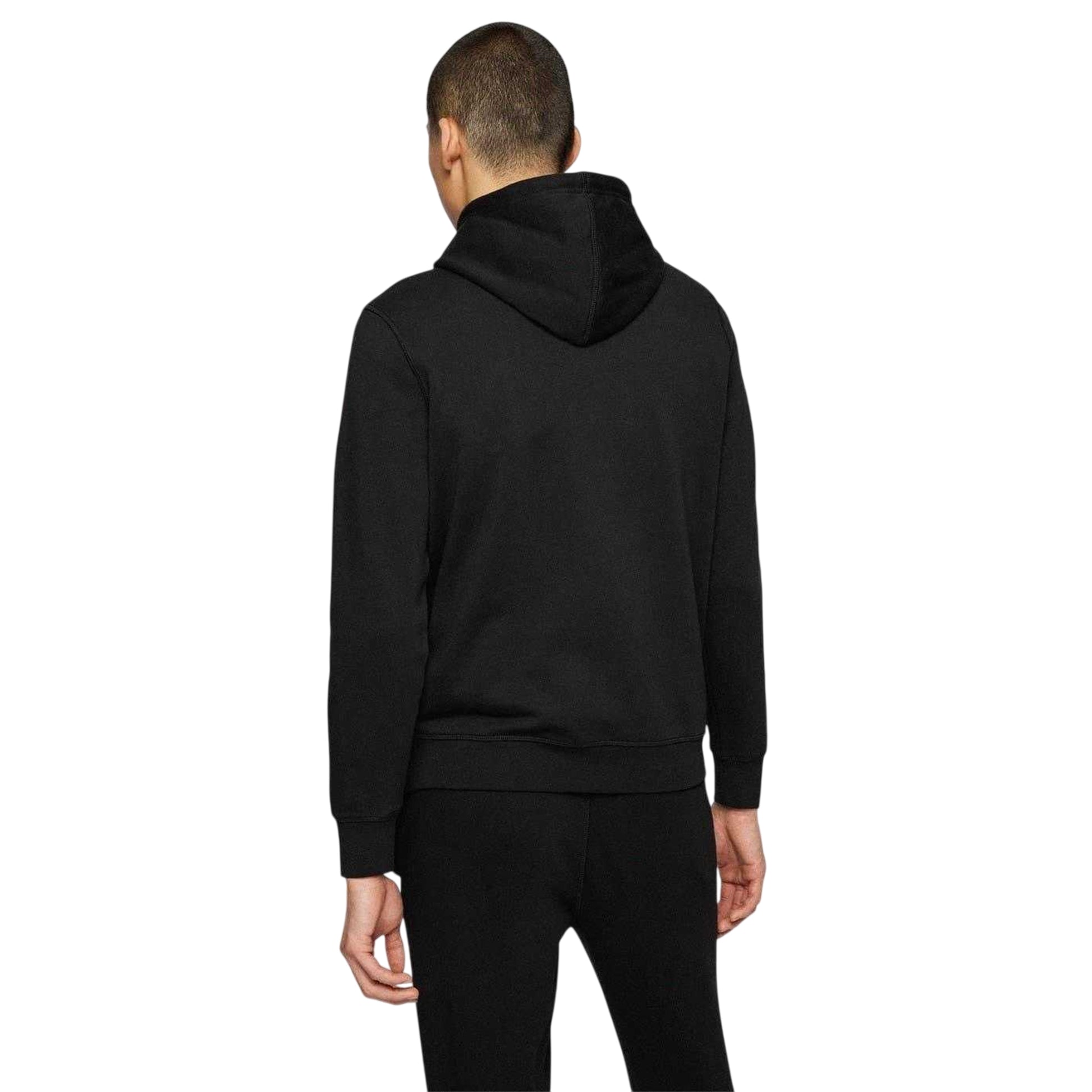 Black - Back - Boss Mens Wetalk Pullover Hoodie