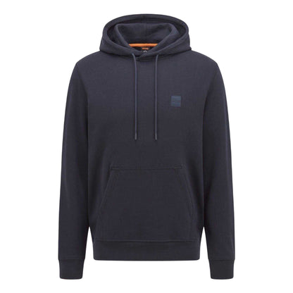 Navy - Front - Boss Mens Wetalk Pullover Hoodie