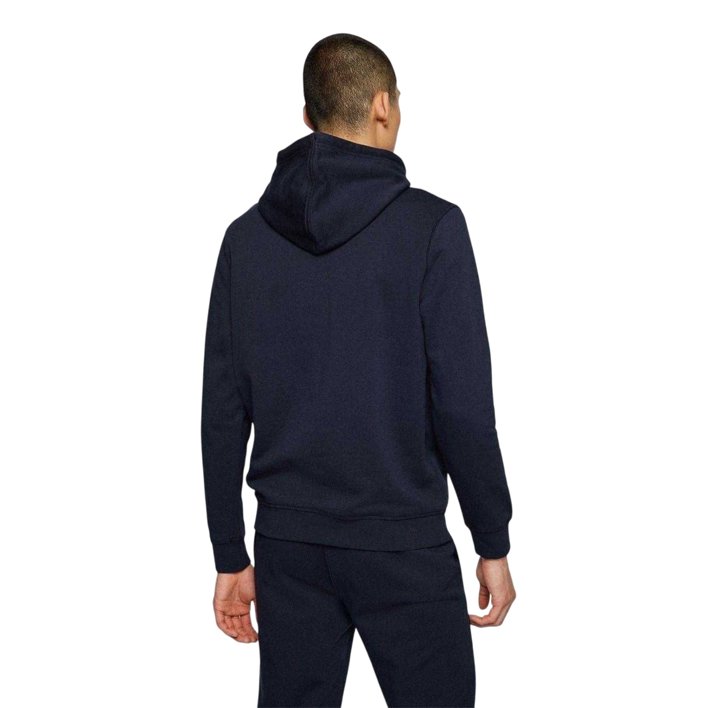 Navy - Back - Boss Mens Wetalk Pullover Hoodie