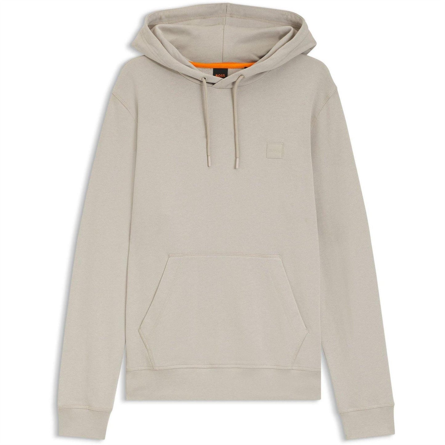 Grey - Front - Boss Mens Wetalk Pullover Hoodie