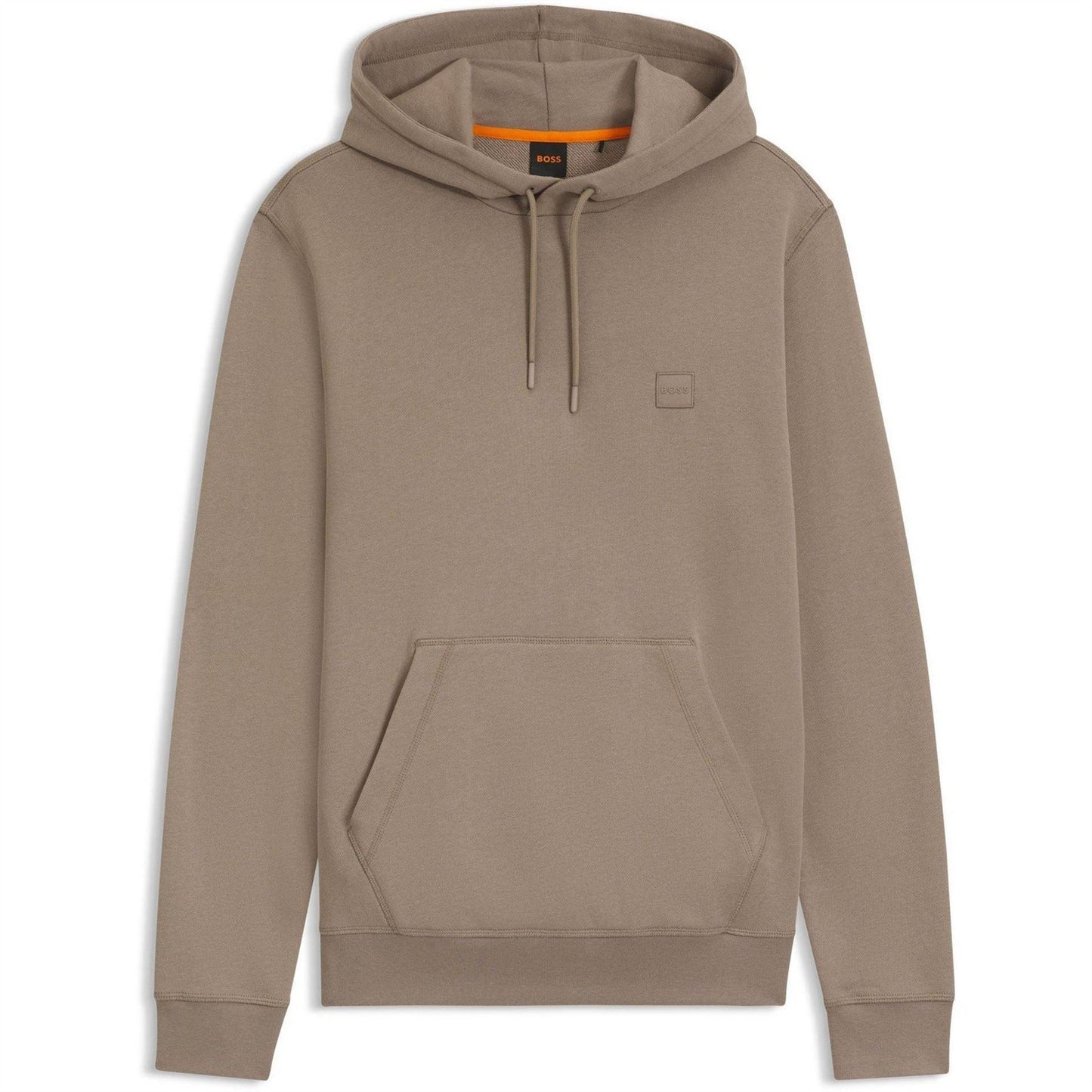 Brown - Front - Boss Mens Wetalk Pullover Hoodie