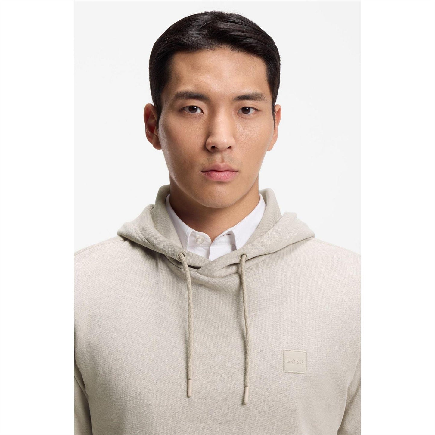Grey - Lifestyle - Boss Mens Wetalk Pullover Hoodie