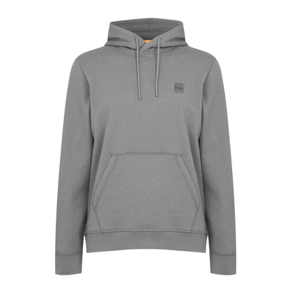 Charcoal - Front - Boss Mens Wetalk Pullover Hoodie