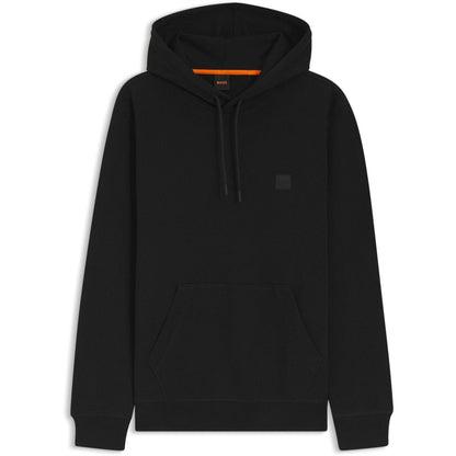 Jet Black - Front - Boss Mens Wetalk Pullover Hoodie
