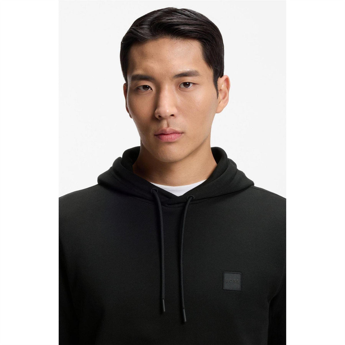Jet Black - Lifestyle - Boss Mens Wetalk Pullover Hoodie