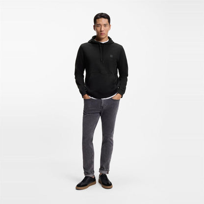 Jet Black - Pack Shot - Boss Mens Wetalk Pullover Hoodie