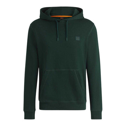 Green - Front - Boss Mens Wetalk Pullover Hoodie
