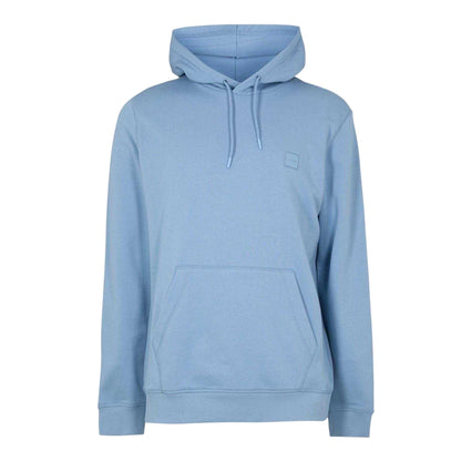 Light Blue - Front - Boss Mens Wetalk Pullover Hoodie