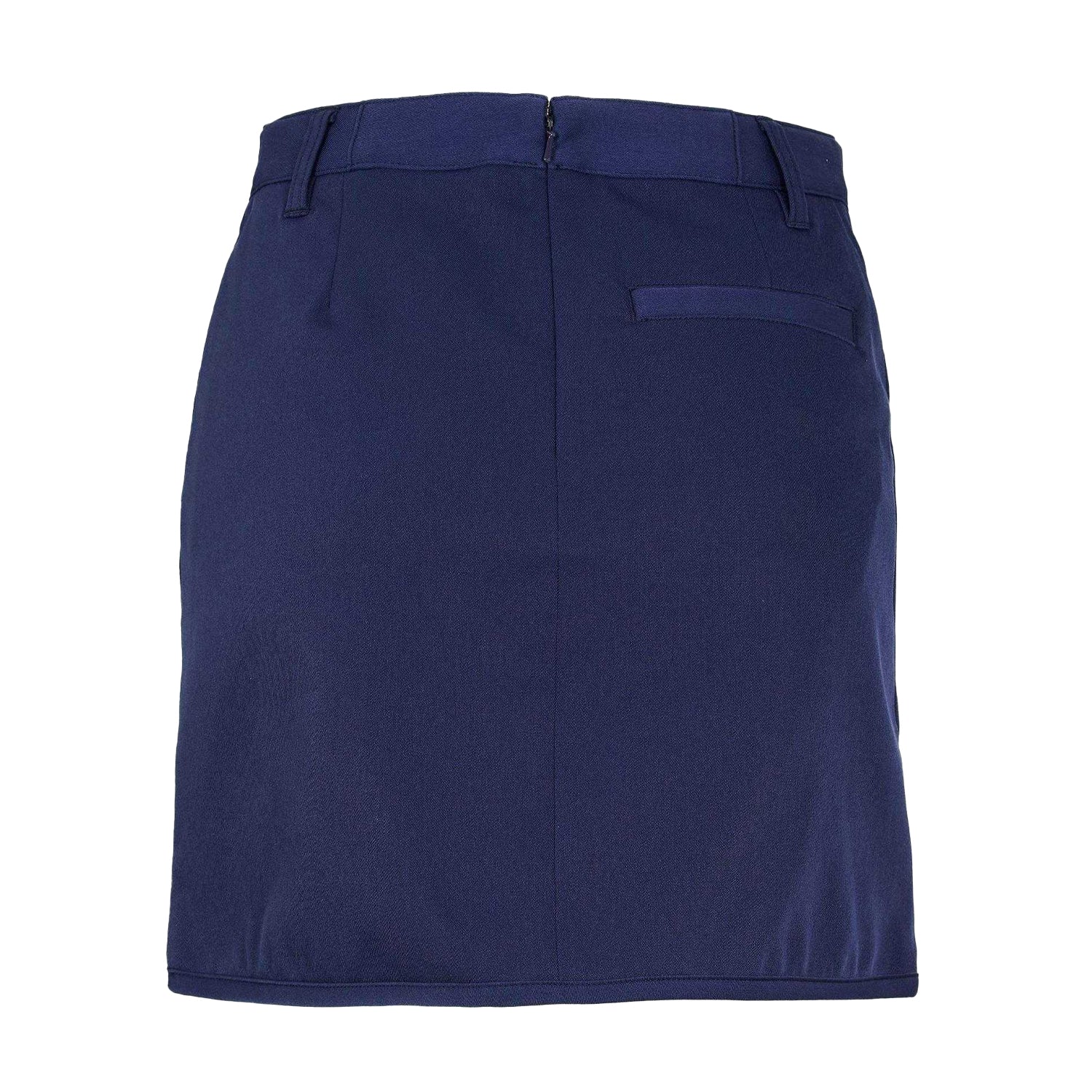 Blue - Back - Puma Womens-Ladies Golf Skort