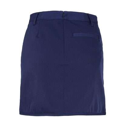Blue - Back - Puma Womens-Ladies Golf Skort