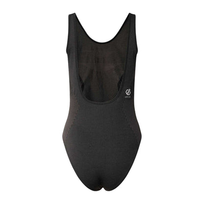 Black - Back - Dare 2B Womens-Ladies Don´t Sweat It One Piece Swimsuit