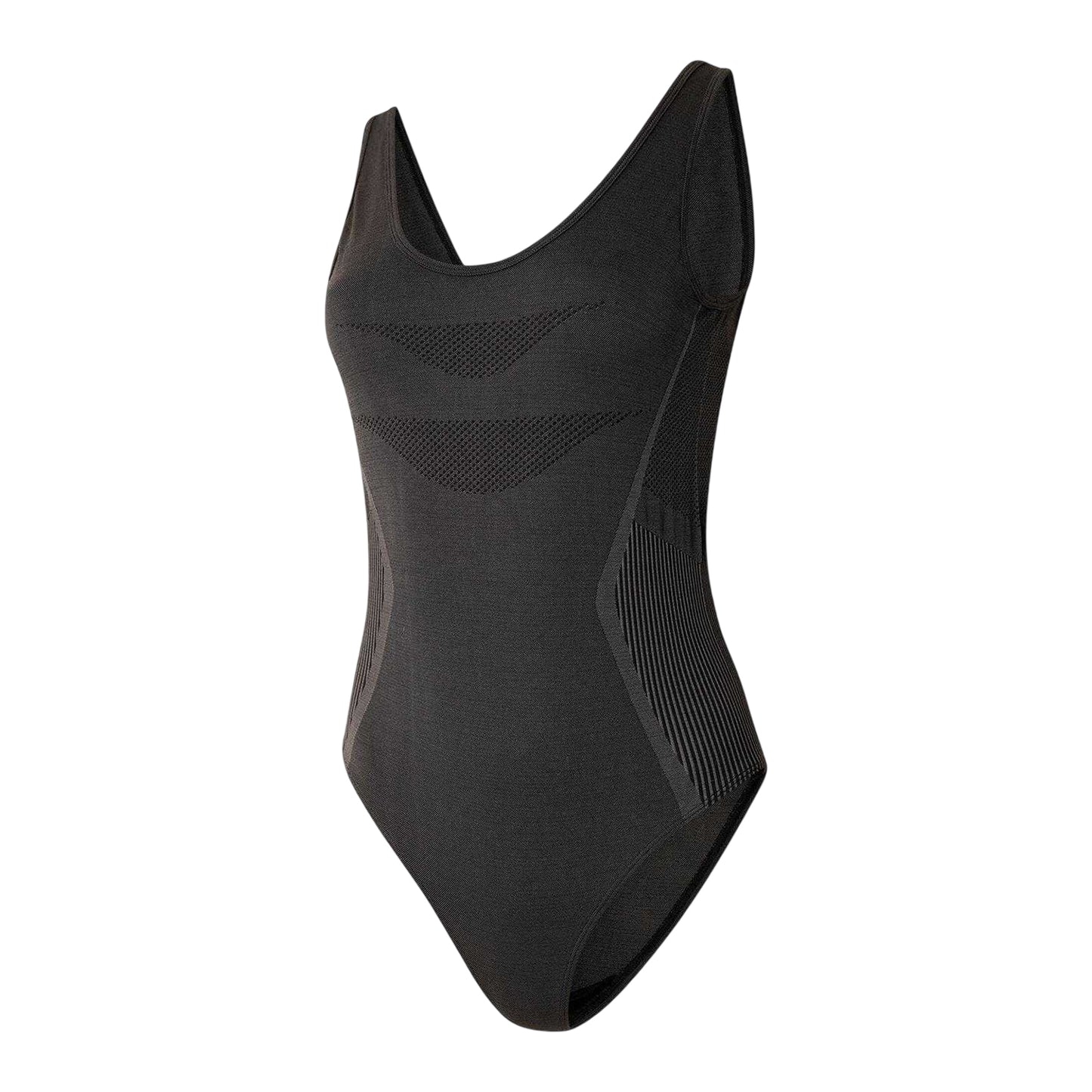 Black - Side - Dare 2B Womens-Ladies Don´t Sweat It One Piece Swimsuit