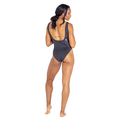 Black - Pack Shot - Dare 2B Womens-Ladies Don´t Sweat It One Piece Swimsuit