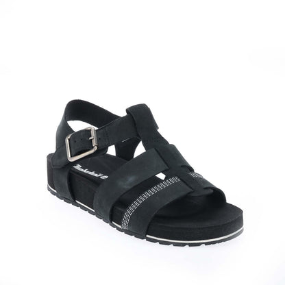 Black - Front - Timberland Womens-Ladies Malibu Waves 2.0 Fisherman Leather Sandals
