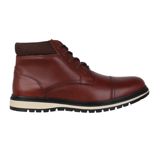 Camel - Front - Firetrap Mens Aubin Leather Boots