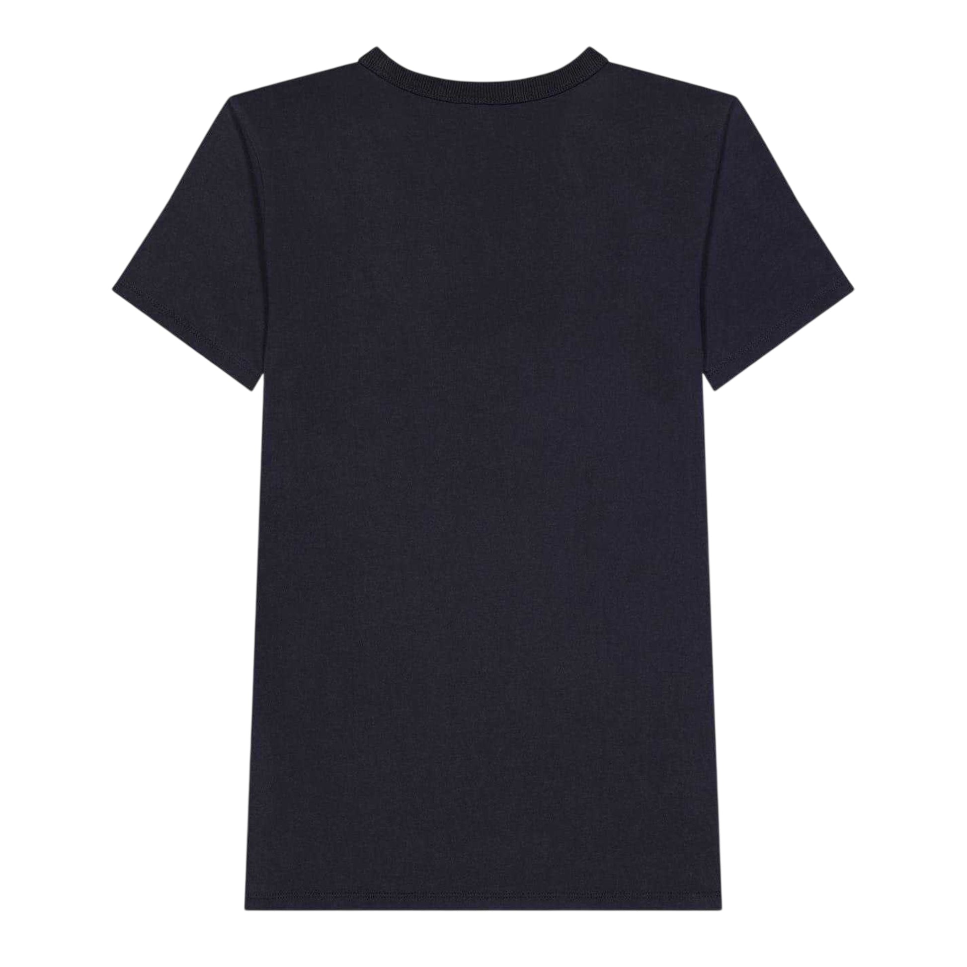 Black - Back - Napapijri Childrens-Kids Crew Neck Regular T-Shirt