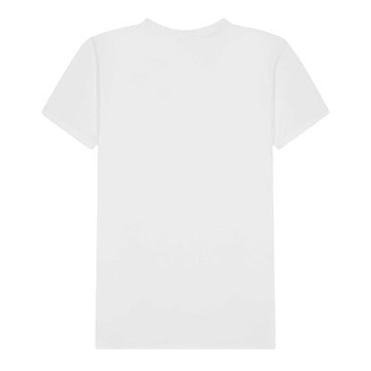 White - Back - Napapijri Childrens-Kids Crew Neck Regular T-Shirt