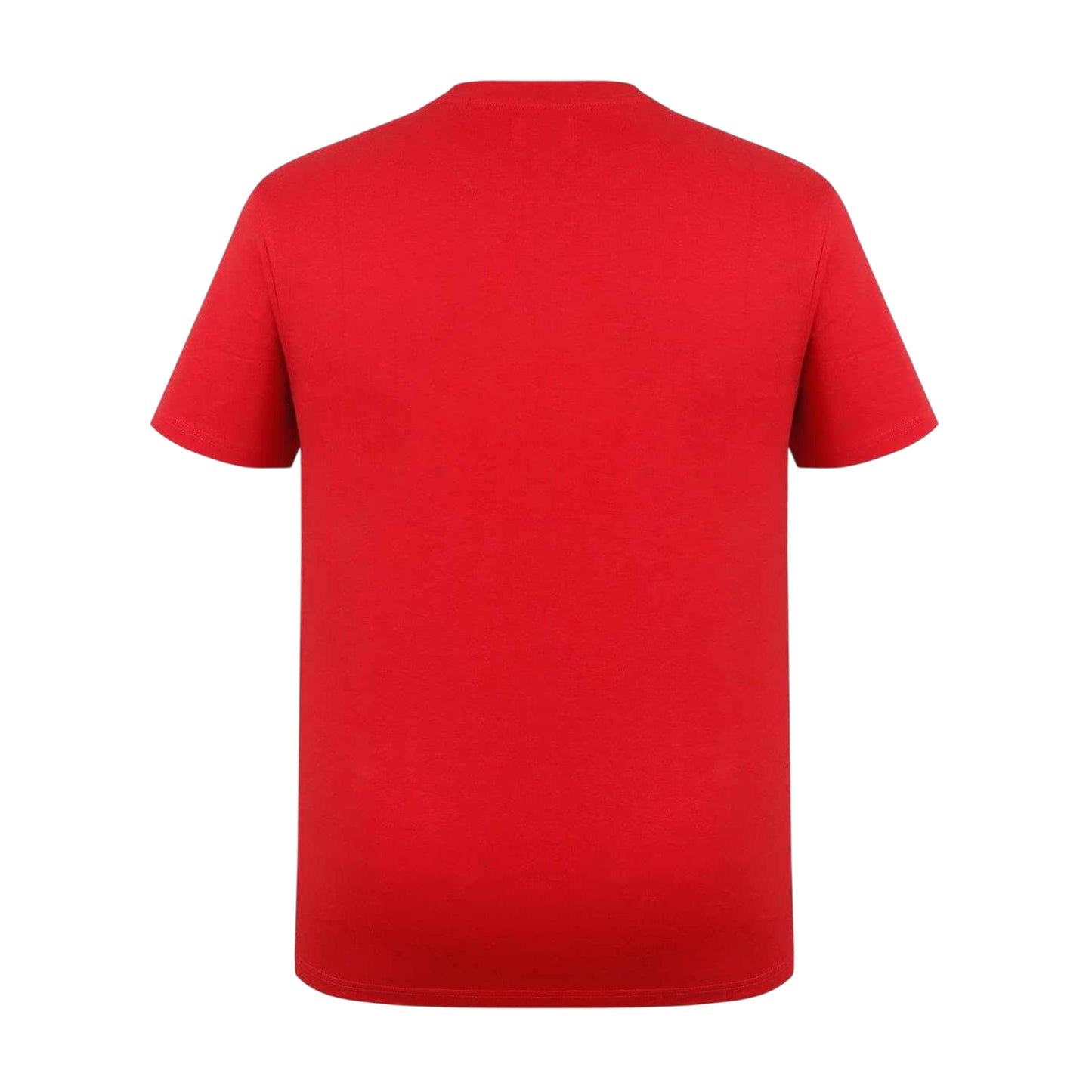 Red - Back - Lee Cooper Mens Originals Logo T-Shirt
