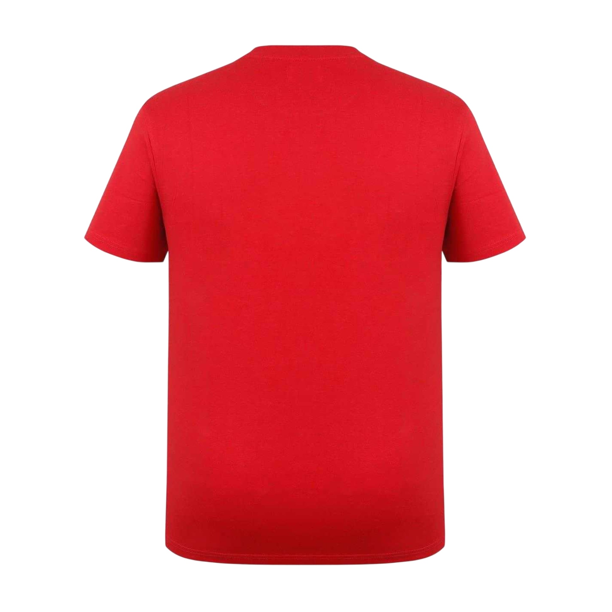 Red - Back - Lee Cooper Mens Originals Logo T-Shirt