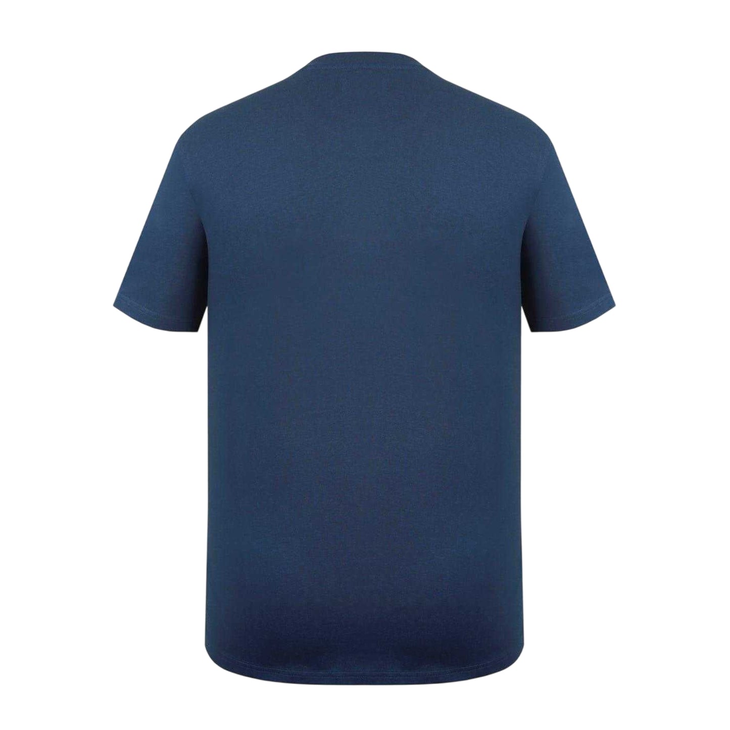 Vintage Blue - Back - Lee Cooper Mens Originals Logo T-Shirt