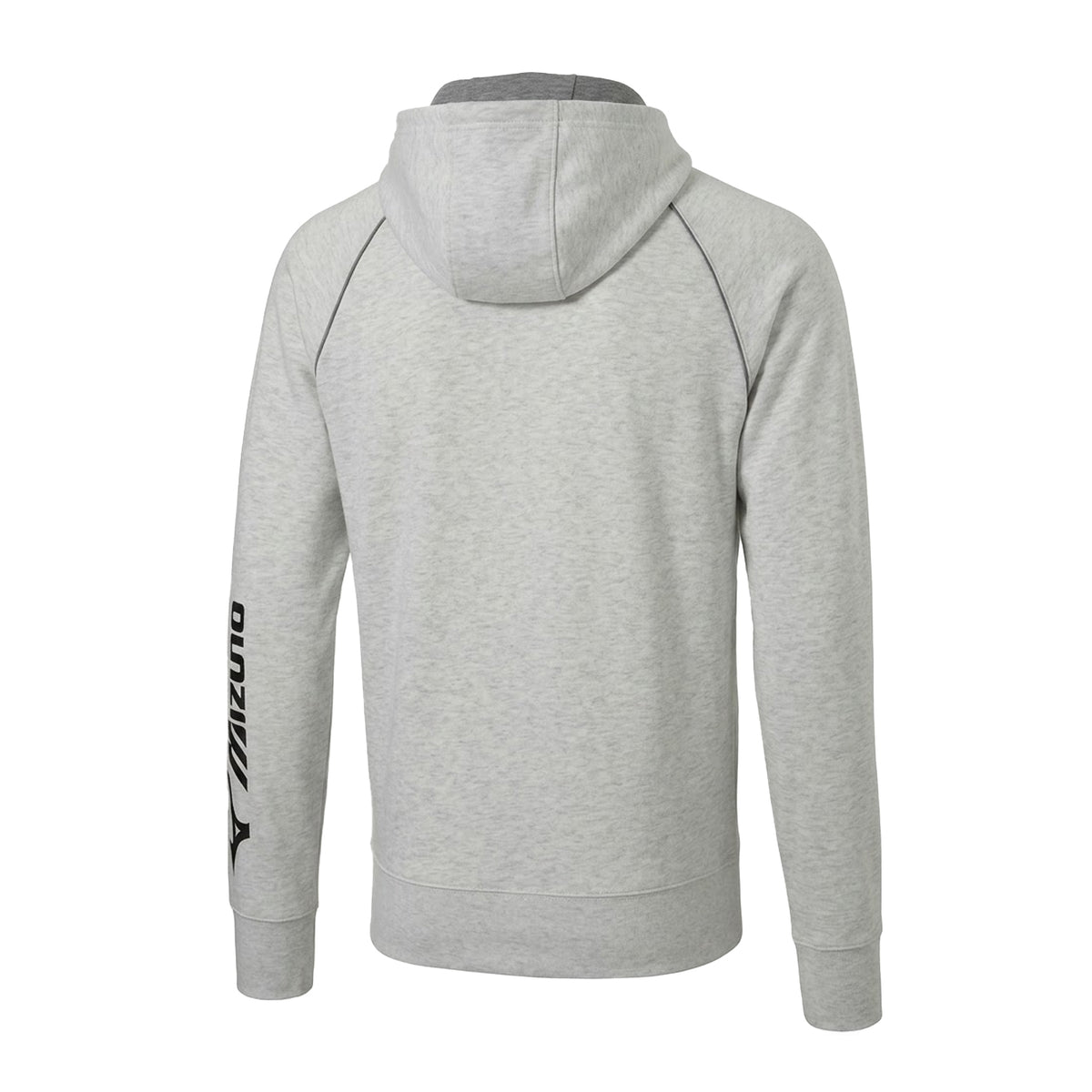Grey Melange Melange - Back - Mizuno Womens-Ladies Regular Hoodie