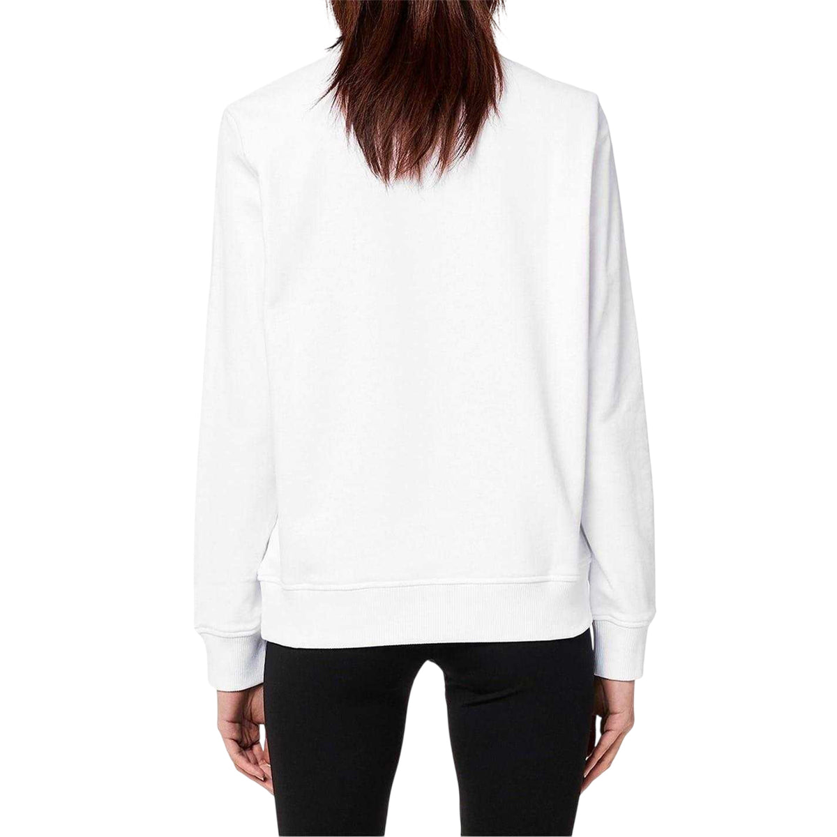 White - Back - Boss Womens-Ladies Logo Sweatshirt