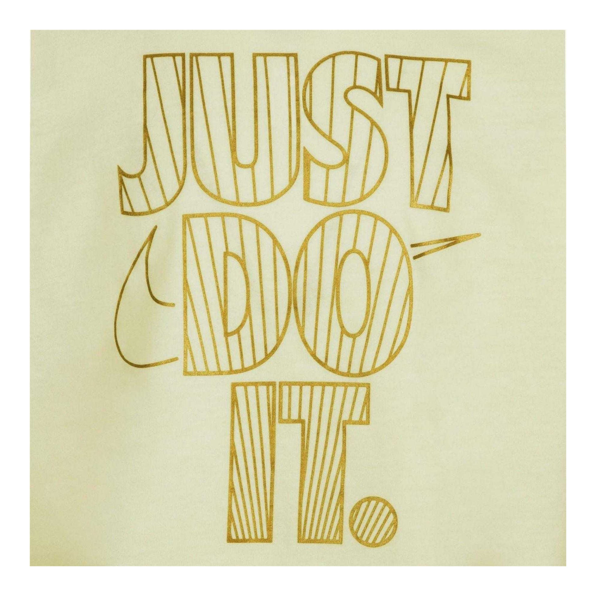 Cream - Side - Nike Girls Just Do It Boxy T-Shirt