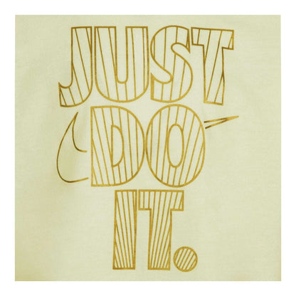 Cream - Side - Nike Girls Just Do It Boxy T-Shirt
