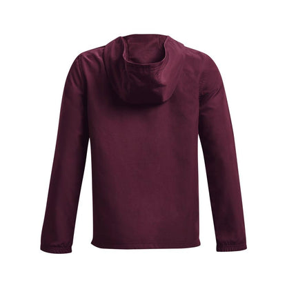 Burgundy - Back - Under Armour Boys Sportstyle Windbreaker