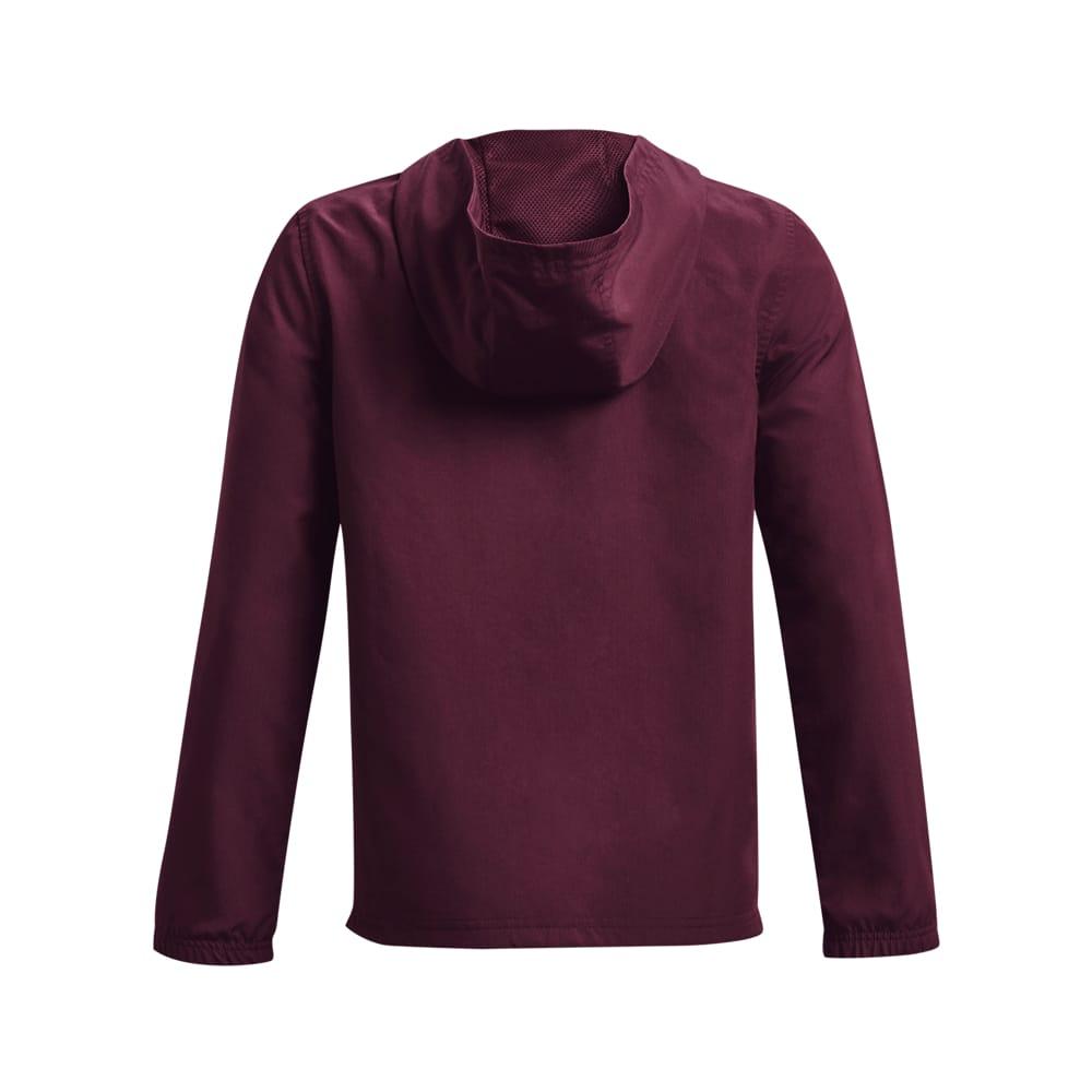 Burgundy - Back - Under Armour Boys Sportstyle Windbreaker