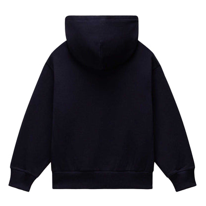 Marine Blue - Back - Napapijri Childrens-Kids Pullover Hoodie