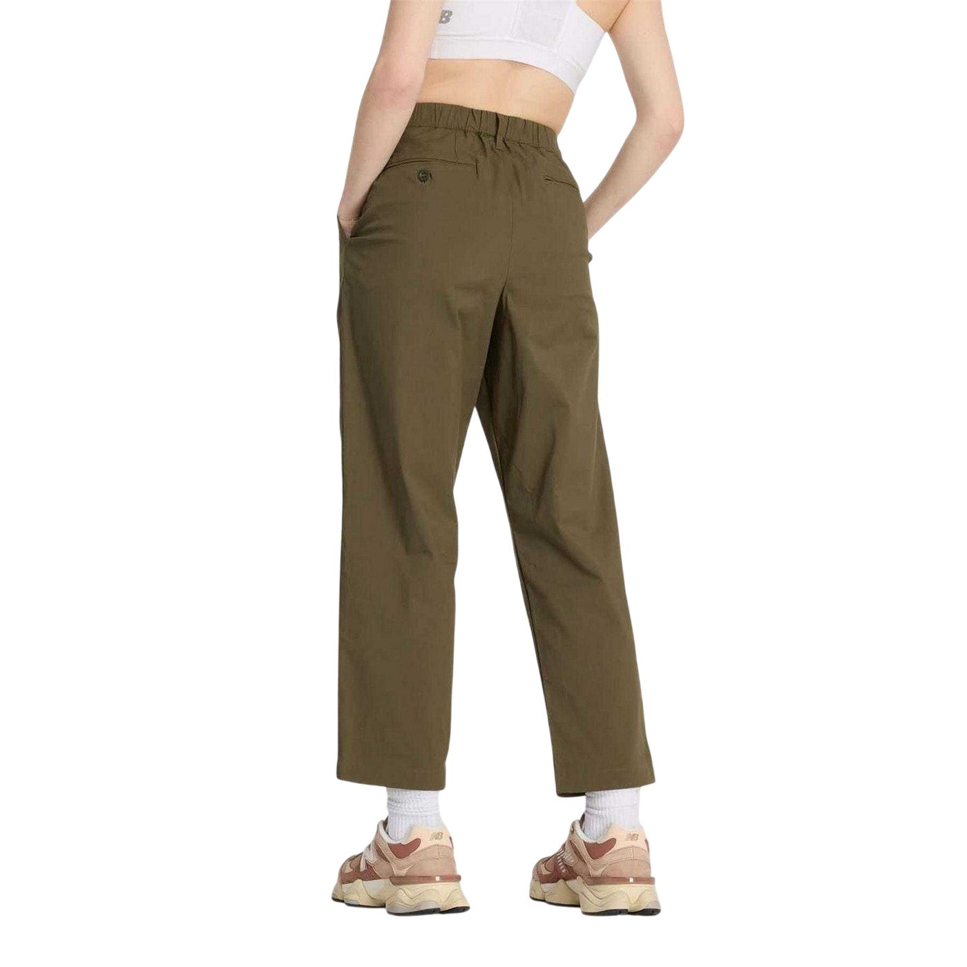 Green - Back - New Balance Womens-Ladies Boylston Trousers