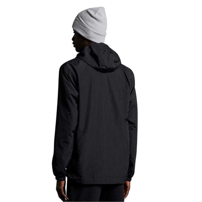 Jet Black - Back - Lyle & Scott Mens Full Zip Hooded Jacket