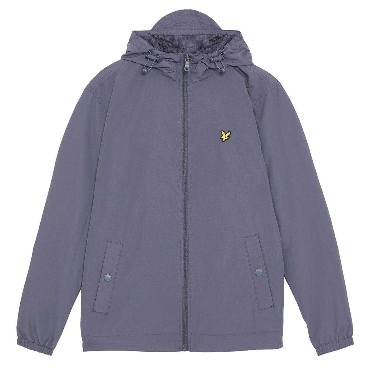Graystone - Front - Lyle & Scott Mens Full Zip Hooded Jacket