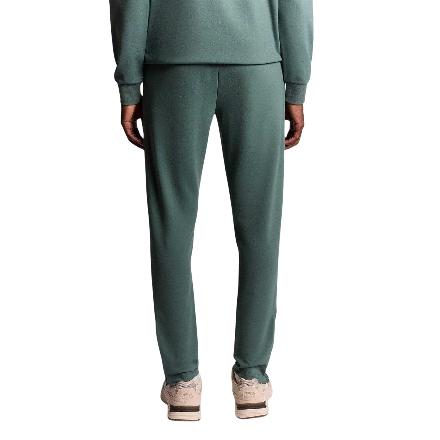 Green - Back - Lyle & Scott Mens Fly Fleece Lightweight Joggers