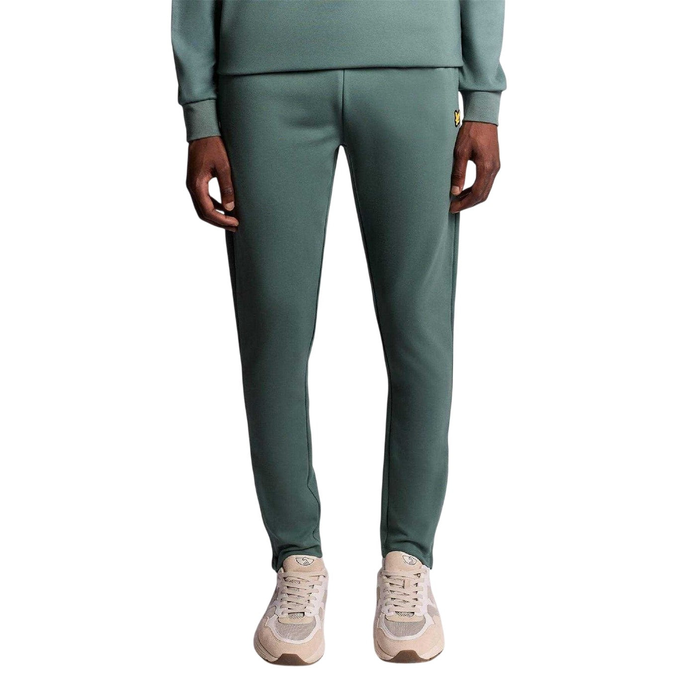 Green - Front - Lyle & Scott Mens Fly Fleece Lightweight Joggers