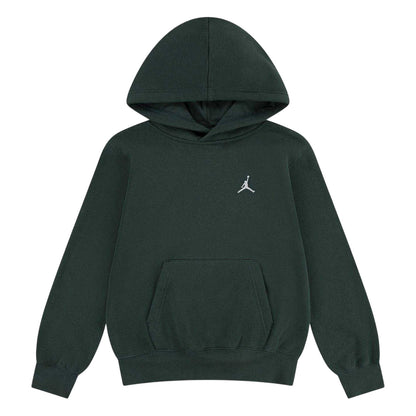 Midnight Green - Front - Nike Childrens-Kids Air Jordan Relaxed Fit Pullover Hoodie