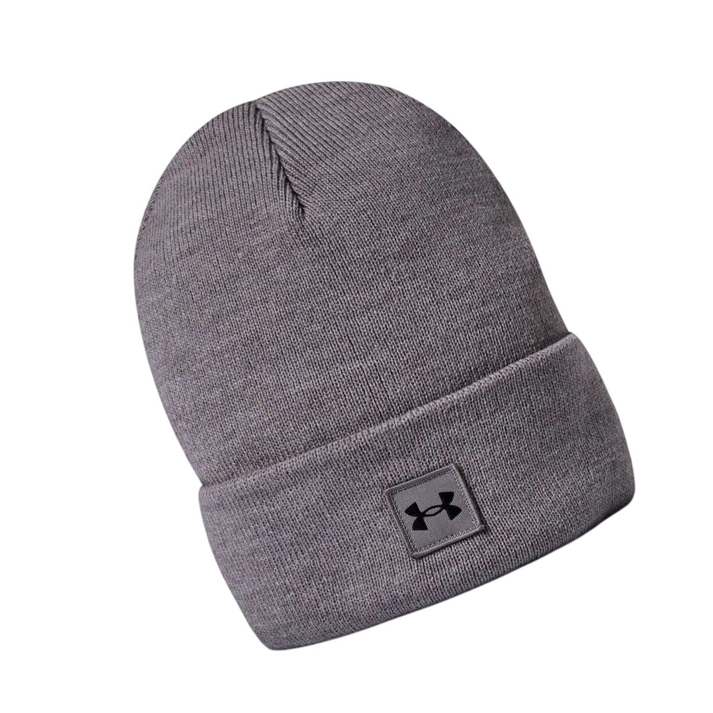 Grey - Back - Under Armour Mens Halftime Logo Beanie
