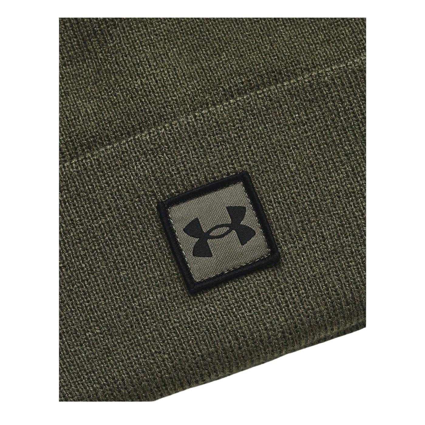 Marine OD Green - Back - Under Armour Mens Halftime Logo Beanie