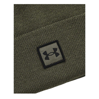 Marine OD Green - Back - Under Armour Mens Halftime Logo Beanie