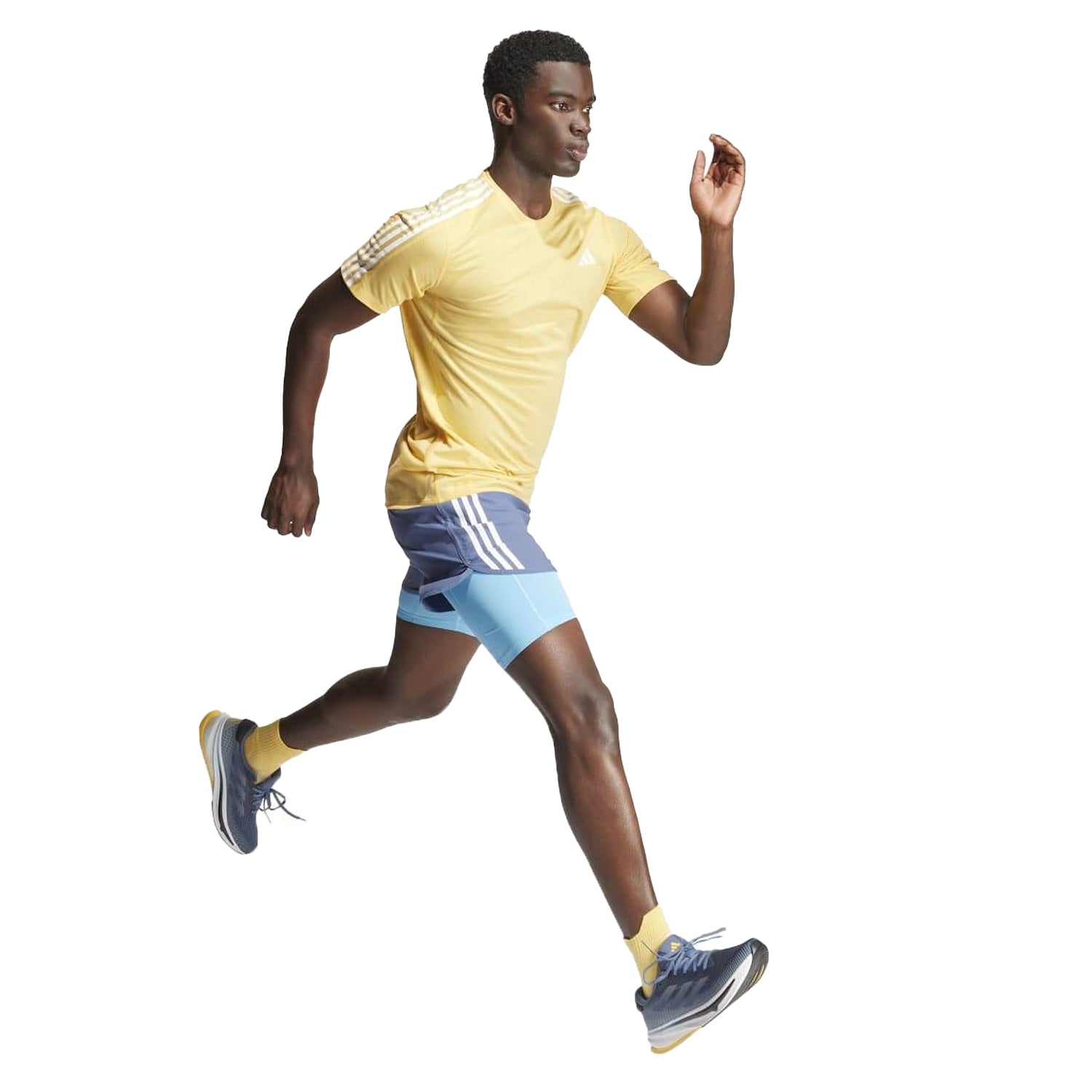 Semi Spark - Lifestyle - Adidas Mens Own The Run Stripe T-Shirt