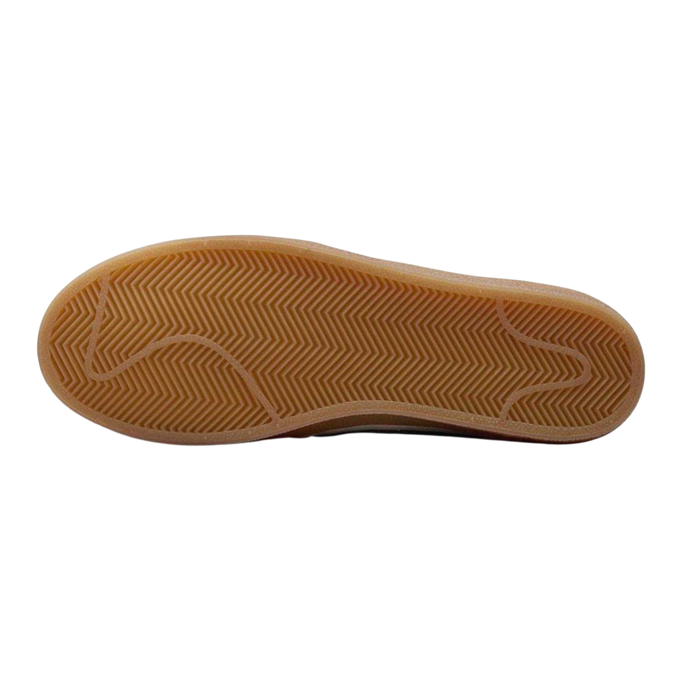 White-Grey-Gum - Back - Nike Womens-Ladies Leather Flat Trainers
