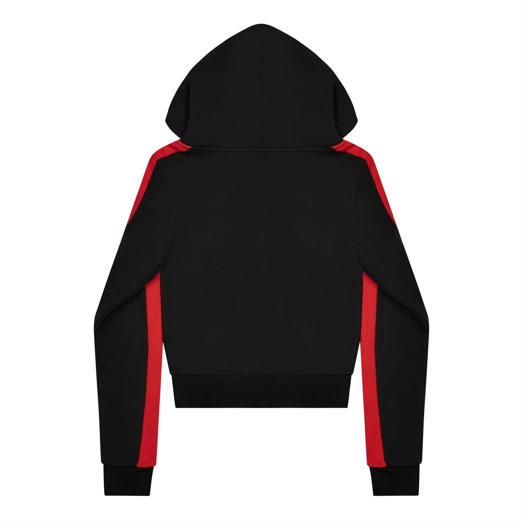 Black - Back - Zip Womens-Ladies Full Zip Hoodie
