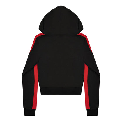 Black - Back - Zip Womens-Ladies Full Zip Hoodie