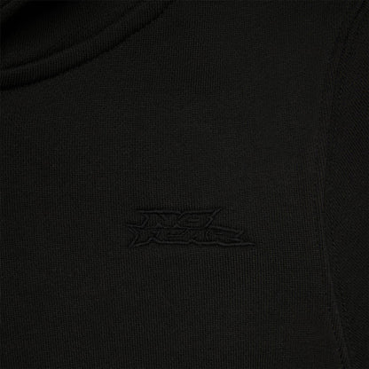 Black - Side - Zip Womens-Ladies Full Zip Hoodie