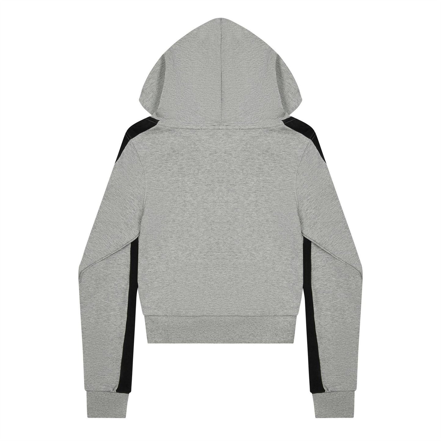 Grey - Back - Zip Womens-Ladies Full Zip Hoodie