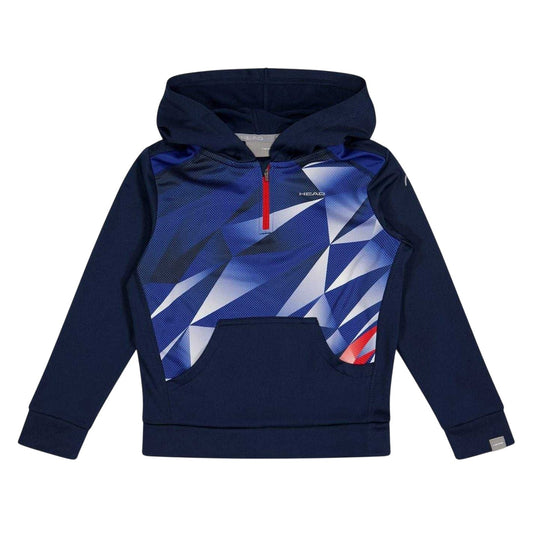 Black-Purple - Front - Head Boys Geometric Hoodie